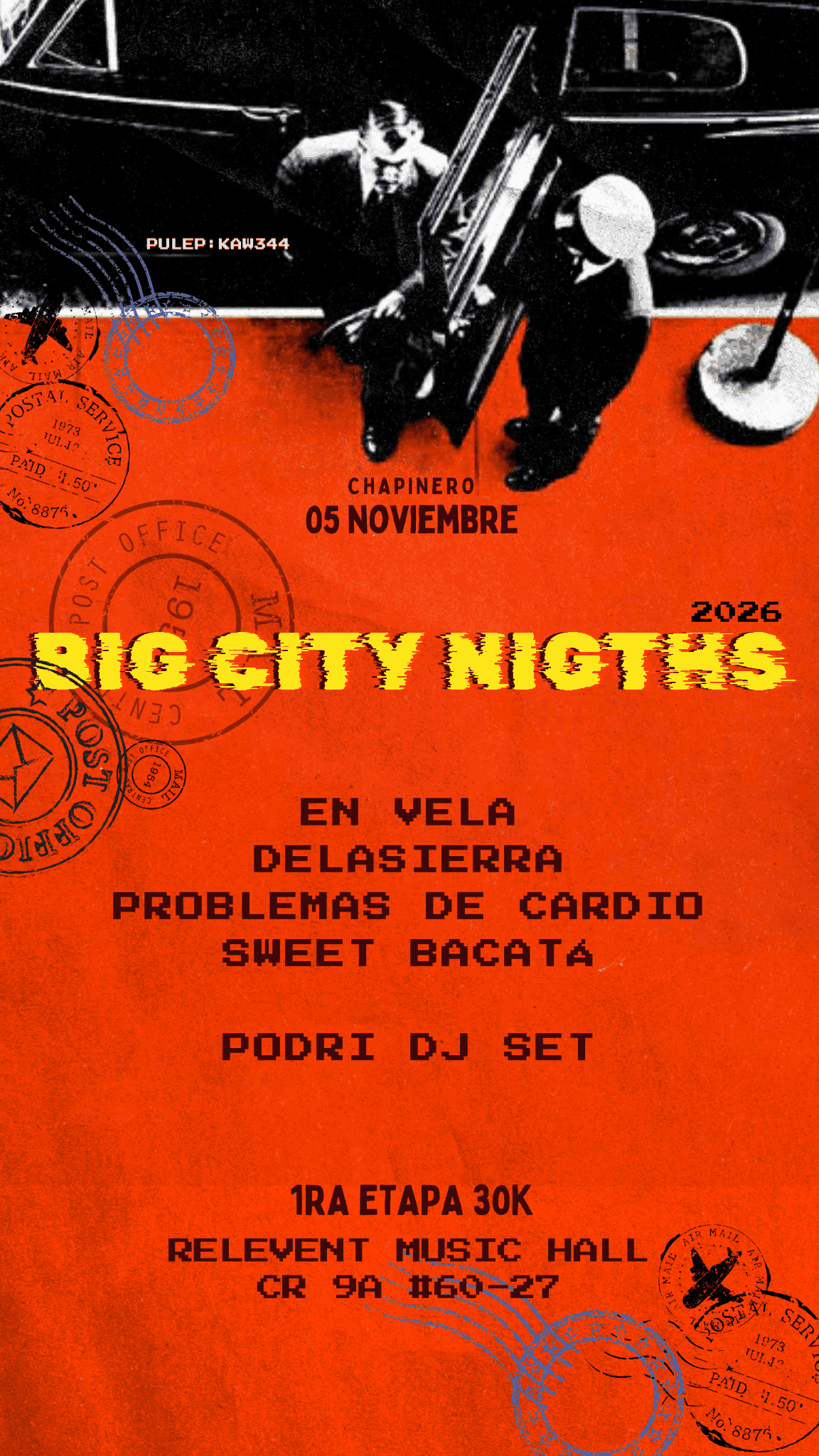 Flyer de Big City Nights 2026